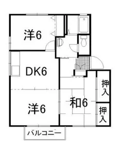 コンドウレジデンスD棟【1階】の間取り
