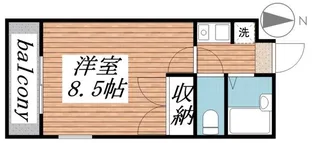 レジデンスISY【1階】の間取り