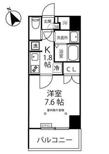 LOC’S/ロックス北山田【4階】の間取り
