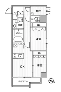 シーズンフラッツ新大塚【5階】の間取り