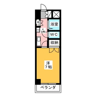 ガル桜山【2階】の間取り