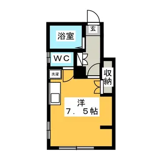 CAMELLIA西早稲田【1階】の間取り
