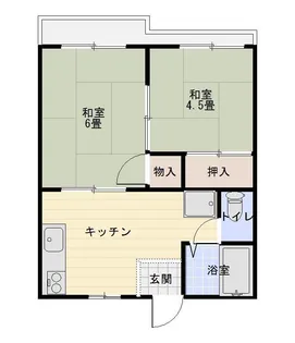 サングリーン榎 C棟【1階】の間取り