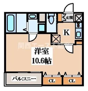 ディークラート鴻池新田ヴェルク【1階】の間取り