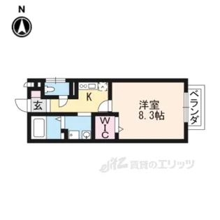 メゾン・シェルシェ【2階】の間取り