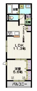 ヴェラ・レガーメ【2階】の間取り