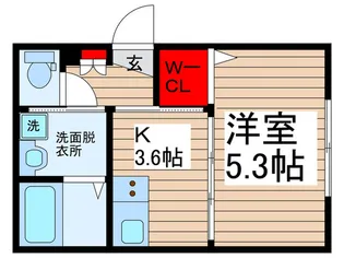 Ciel Nishihara【2階】の間取り