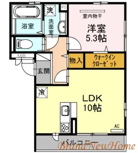 ラ・メゾン北長尾【1階】の間取り