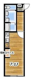 西町Live!【3階】の間取り
