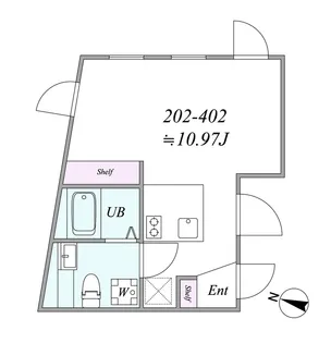 the trias sakuradai【4階】の間取り