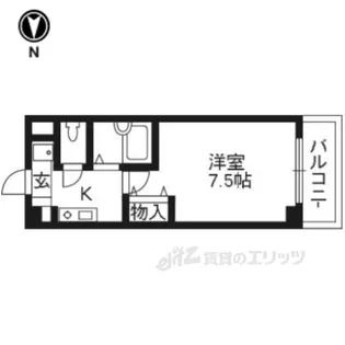 ボナールヒロ【4階】の間取り