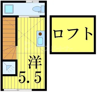 TOKYOβ四ツ木10【2階】の間取り