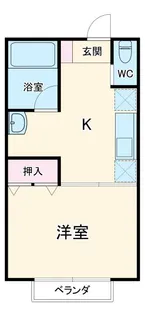リヴェール八千代【2階】の間取り
