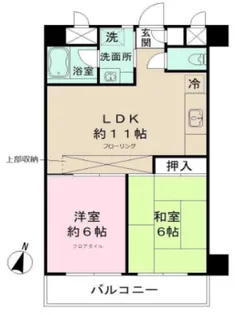 オーベルジュ桐ヶ丘【1階】の間取り