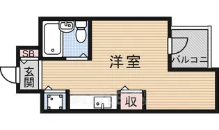 コメットマンション鴻池【12階】の間取り