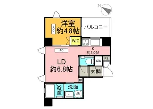レ・シャトー泉崎【2階】の間取り