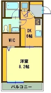 ティーツリー【2階】の間取り