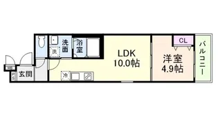 フジパレス杉本町サウス【3階】の間取り