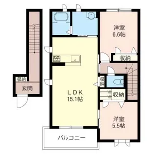 サン・シーロ【2階】の間取り