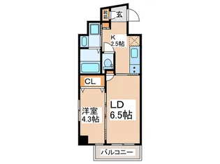 Laforte【7階】の間取り