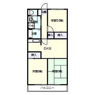 エトアール 202号【2階】の間取り