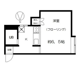 ホワイトコーポ上原【1階】の間取り