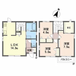 メゾンK【1階】の間取り