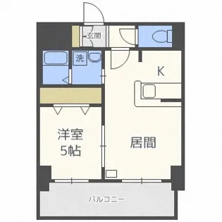 サンコート本通ガーデンヒルズ【7階】の間取り