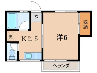 細貝ハイツ【2階】の間取り