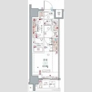 クレヴィスタ横浜【10階】の間取り