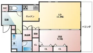 メトロポリタン【1階】の間取り