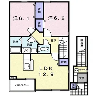 ベルクII【2階】の間取り