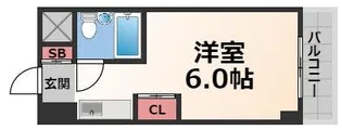エクセルシオール長田【7階】の間取り
