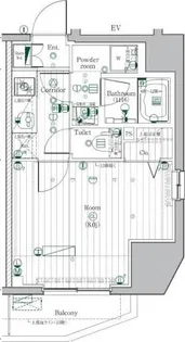 PREMIUM CUBE 駒込【4階】の間取り