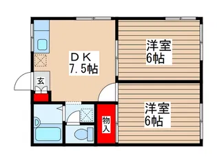 カーサ・ゼルコM【1階】の間取り