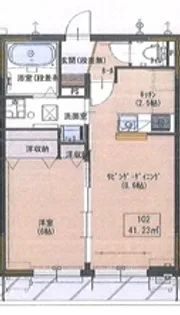 ディアSTI【1階】の間取り