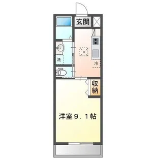 ラ フェリーチェ II【1階】の間取り