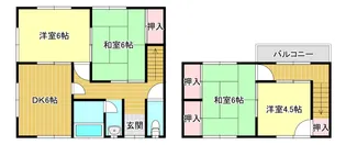 広島県福山市本庄町中1【一戸建】の間取り