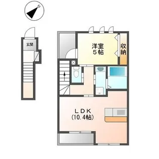 LUNA I SAKURAI【2階】の間取り