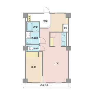 リルームス大津町【2階】の間取り