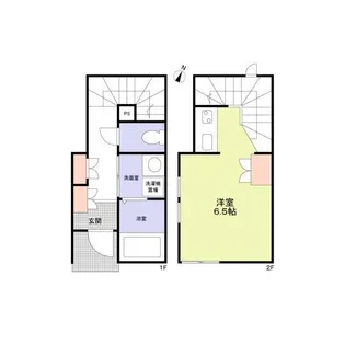 神奈川県横浜市南区中村町4【一戸建】の間取り