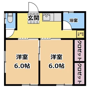 メゾン千刈【2階】の間取り