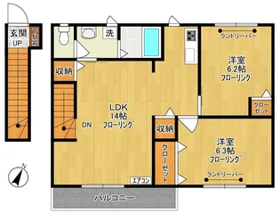 ライズファーム【2階】の間取り