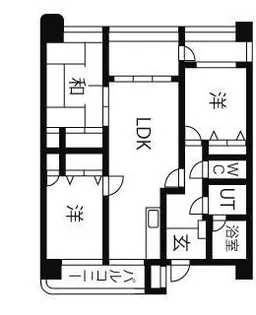 ドゥペールサンシャイン【5階】の間取り