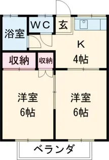サトウハイツ【2階】の間取り