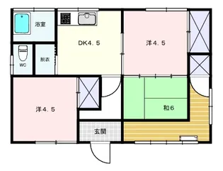 山梨県南アルプス市六科【一戸建】の間取り