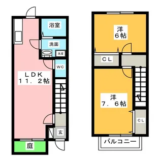 ハイミエール【2階】の間取り