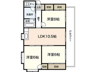 諸隈ビル【3階】の間取り