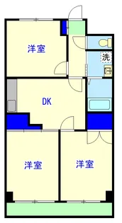 ナオパレス【4階】の間取り