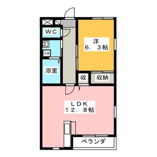 Symphonic Garden テクノ【2階】の間取り